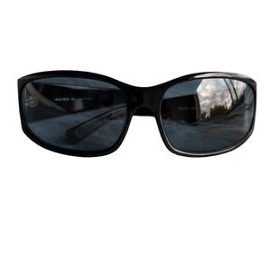 Miu Miu oversized wrap around sunglasses